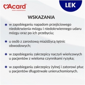 Acard 150 mg 60 tabletki dojelitowe