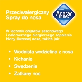 Acatar Allergy aerozol do nosa 10 ml
