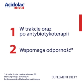 Acidolac Junior Misio-tabletki truskawkowy probiotyk x3