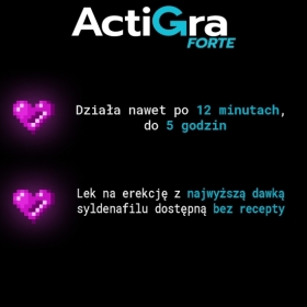 Actigra Forte 0,05g 4 tabletki powlekane