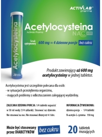 Activlab Pharma Acetylocysteina 20 tabletek musujących