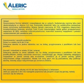 Aleric Deslo Active 2,5 mg 10 tabletek