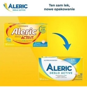 Aleric Deslo Active 5 mg 10 tabletek Wielopak x3