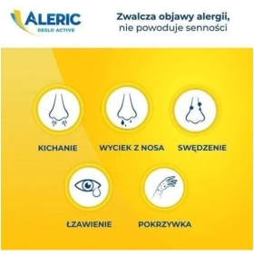 Aleric Deslo Active 5 mg 10 tabletek Wielopak x3