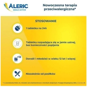 Aleric Deslo Active 5 mg 10 tabletek Wielopak x3