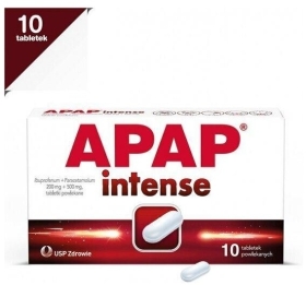 Apap Intense 10 tabletek