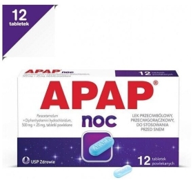 Apap Noc 12 tabletek
