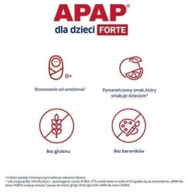 Apap dla dzieci Forte 0,04g/ml 150 ml