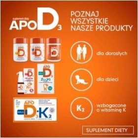 ApoD3 Forte Witamina D3 2000 j.m. 60 kapsułek