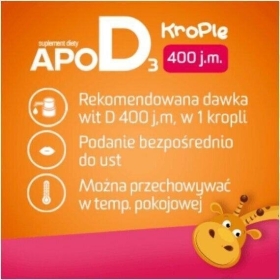 ApoD3 Krople 400 j.m. 10 ml