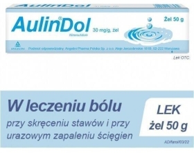 AulinDol żel 30mg/g tuba 50g