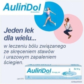 AulinDol żel 30mg/g tuba 50g
