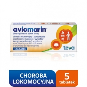 Aviomarin 50 mg 5 tabletek