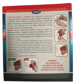 BROS-elektro+płyn na komary 45 nocy 40ml