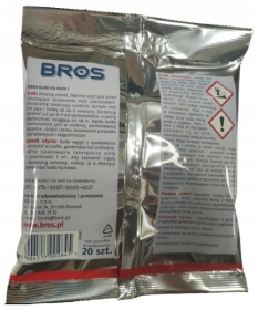 BROS-kulki na mole kwiatowe 20 sztuk