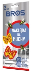 BROS-naklejka na muchy 2 sztuki