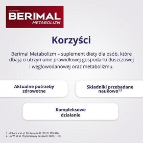 Berimal Metabolizm 30 kapsułek