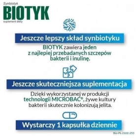 Biotyk Synbiotyk 30 kapsułek