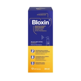 Bloxin Żel do jamy ustnej w sprayu 20 ml + Bloxin Żel do nosa w sprayu 20 ml