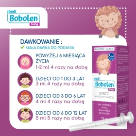 Bobolen Baby Syrop na suchy kaszel 115ml