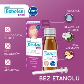 Bobolen Baby Syrop na suchy kaszel 115ml