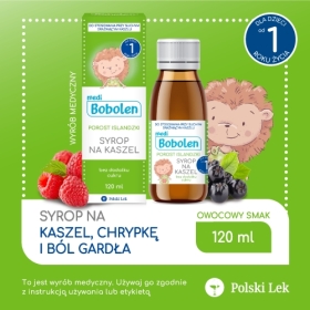 Bobolen porost islandzki syrop 120 ml