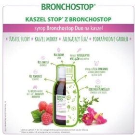 Bronchostop Duo na kaszel syrop 200ml (Data ważności 31.12.2023)