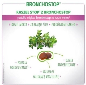 Bronchostop na kaszel 20 pastylek