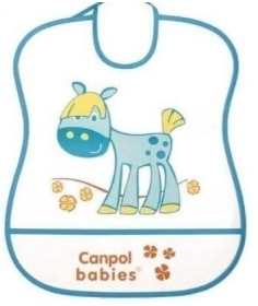 CANPOL Śliniak  plastikowy miękki 2/919