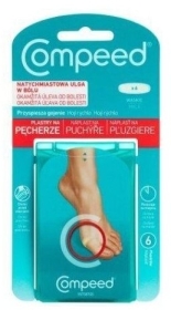 COMPEED Plastry na pęcherze wąskie 6 sztuk