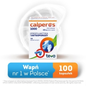Calperos 1000 400 mg 100 kapsułek