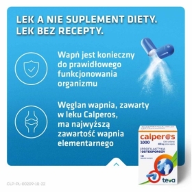 Calperos 1000 400 mg 100 kapsułek