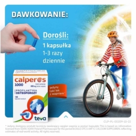 Calperos 1000 400 mg 100 kapsułek
