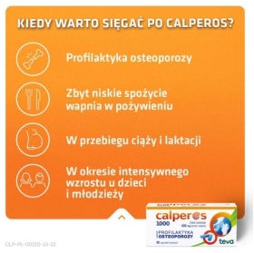 Calperos 1000 400 mg 30 kapsułek