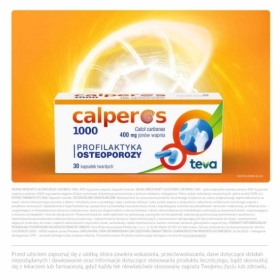 Calperos 1000 400 mg 30 kapsułek