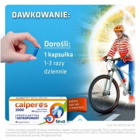 Calperos 1000 400 mg 30 kapsułek
