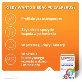 Calperos 500 mg 200 kapsułek