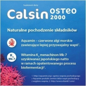 Calsin Osteo 2000, 60 tabletek