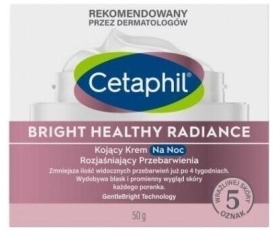 Cetaphil Bright Healthy Radiance Kojący krem na noc rozjaśniający przebarwienia 50 g