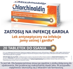 Chlorchinaldin VP 2 mg 20 tabletek do ssania