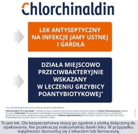 Chlorchinaldin VP 2 mg 20 tabletek do ssania