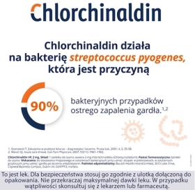 Chlorchinaldin VP 2 mg 20 tabletek do ssania