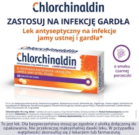 Chlorchinaldin VP 2 mg 20 tabletek do ssania