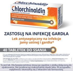 Chlorchinaldin VP 2 mg 40 tabletek do ssania