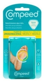 Compeed plastry na zrogowacenia średnie 6 sztuk