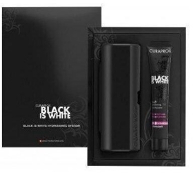 Curaprox Hydrosonic Black is White - soniczna szczoteczka + pasta