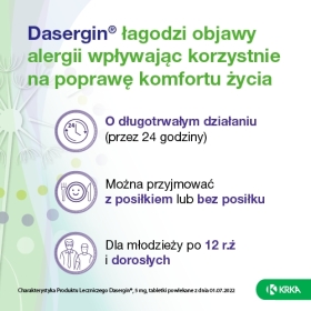 Dasergin 5 mg 10 tabletek