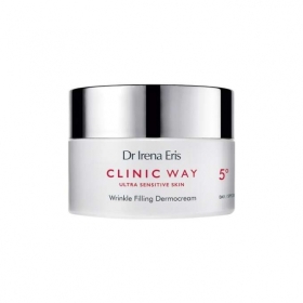  Dr Irena Eris CLINIC WAY Dermokrem Wypełniający Zmarszczki do twarzy i pod oczy 5° na dzień SPF20 50ml