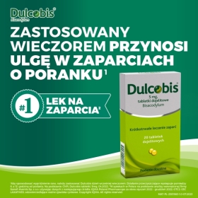 Dulcobis 5 mg 20 tabletek