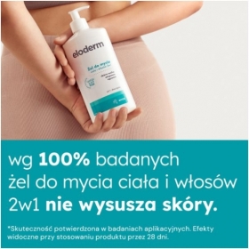 ELODERM Żel do mycia 2w1 400 ml